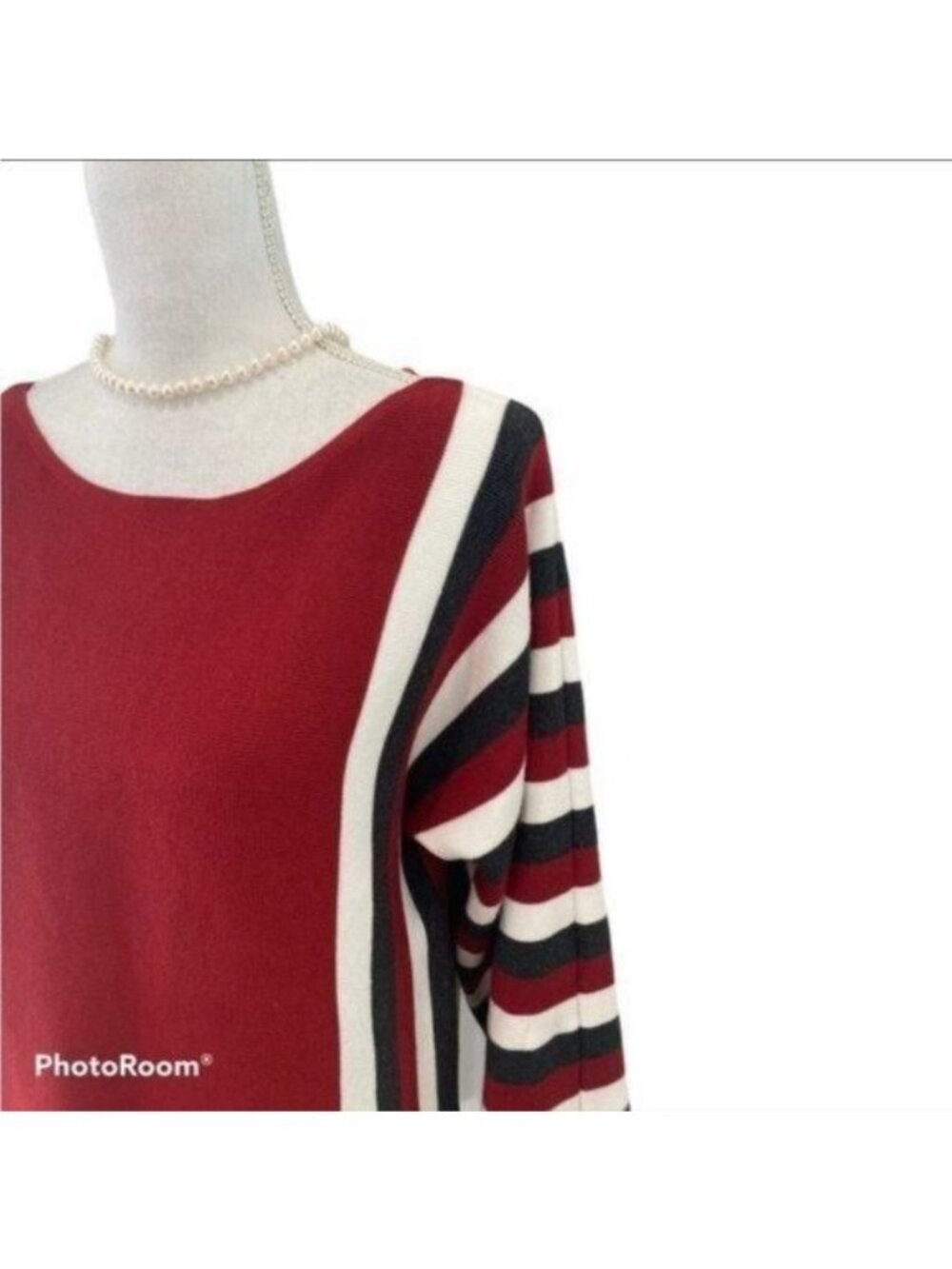 NWT Spense Color-Block Raglan Sweater Size Small - Picture 5 of 10
